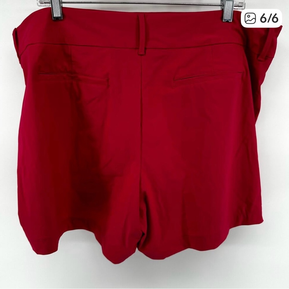 Spanx Sunshine Shorts Swim Relaxed Mid Rise Stretch Pocket Hibiscus Pink 2X - Picture 4 of 4